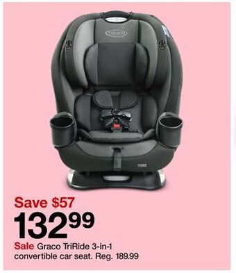 Target Graco triride 3-in-1 convertible car seat offer