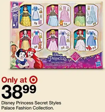 Target Disney princess secret styles palace fashion collection offer