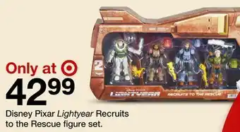 Target Disney pixar lightyear recruits to the rescue figure set offer
