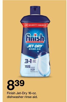 Target Finish jet-dry 16-oz. dishwasher rinse aid offer