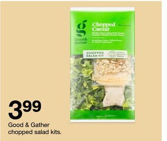 Target Good & gather chopped salad kits offer