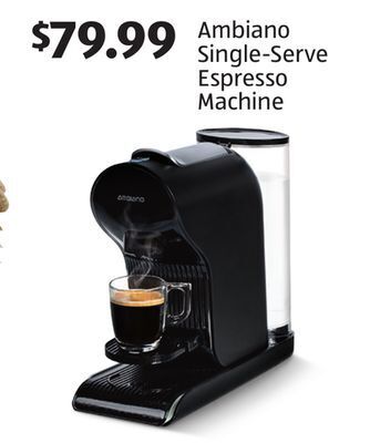 Aldi Ambiano single-serve espresso machine offer