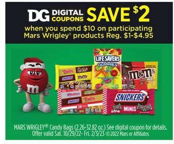 Dollar General Mars wrigley® products offer