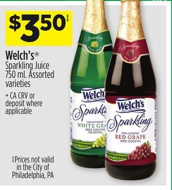 Dollar General Welch's® sparkling juice offer