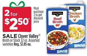 Dollar General Clover valley® broth or stock offer
