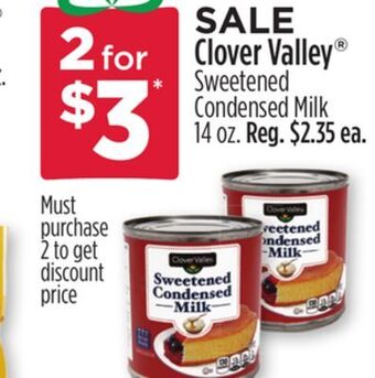 Dollar General Clover valley® sweetened condensed milk offer
