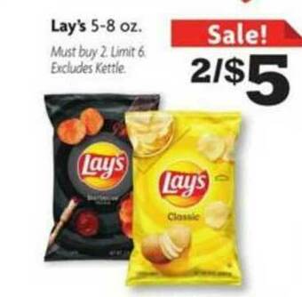 Family Dollar Lay's 5-8 Oz. offer