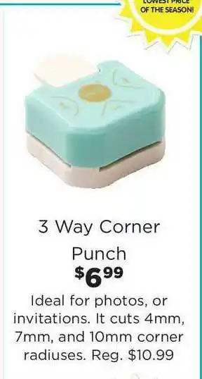 3 Way Corner Punch