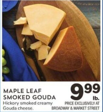 Albertsons Maple Leaf Smoked Gouda offer