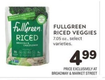 Albertsons Fullgreen Riced Veggies offer