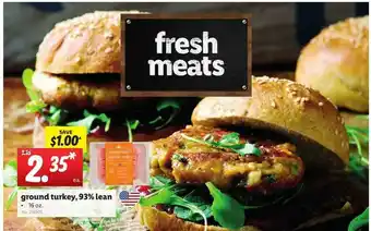 Lidl Ground Turkey, 93% Lean offer