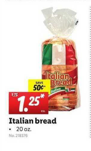 Lidl Italian Bread offer