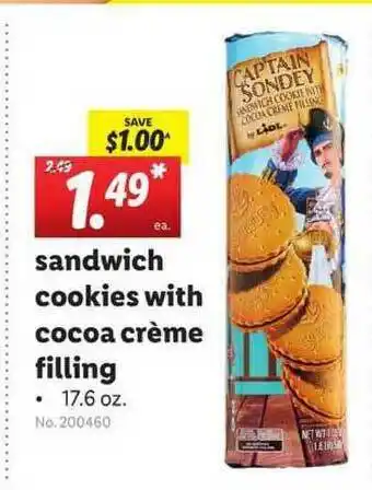 Lidl Sandwich Cookies With Cocoa Crème Filling offer