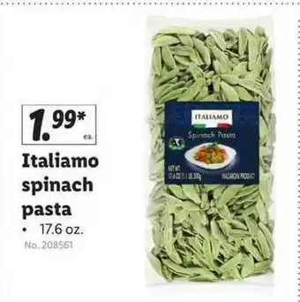 Lidl Italiamo Spinach Pasta offer