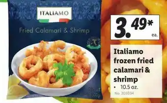 Lidl Italiamo Frozen Fried Calamari & Shrimp offer