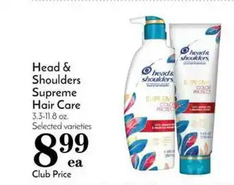 Pavilions Head & Shoulders Supreme Hair Care offer