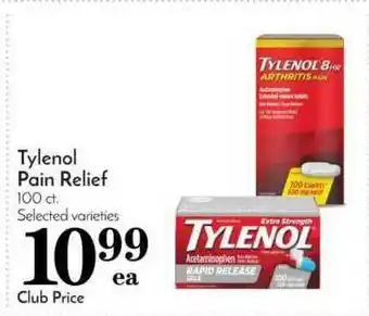 Pavilions Tylenol Pain Relief offer