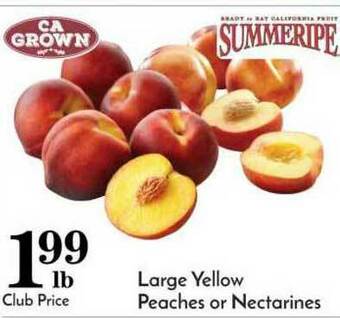 Pavilions Large Yellow Peaches Or Nectarines offer