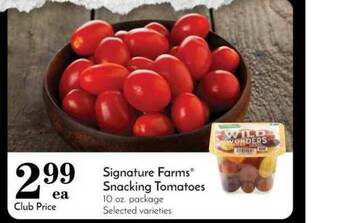 Pavilions Signature Farms® Snacking Tomatoes offer