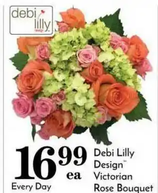 Pavilions Debi Lilly Design™ Victorian Rose Bouquet offer