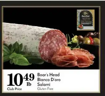 Pavilions Boar's Head Bianco D'Oro Salami offer