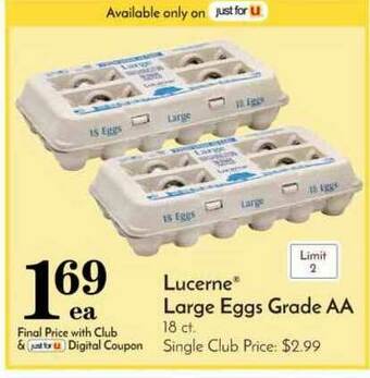 Pavilions Lucerne® Large Eggs Grade AA offer