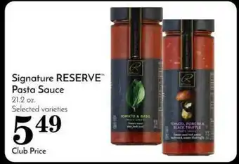 Pavilions Signature Reserve™ Pasta Sauce offer