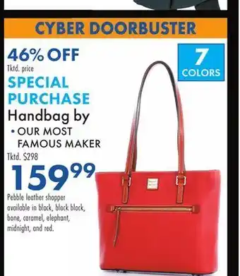 Handbag by • our most famous maker