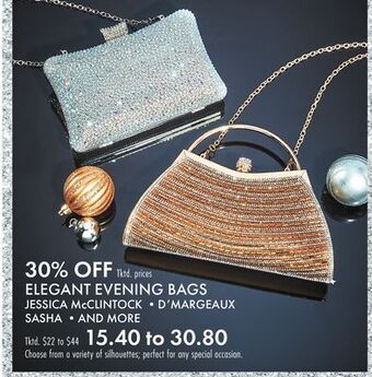 Boscov's Elegant evening bags offer