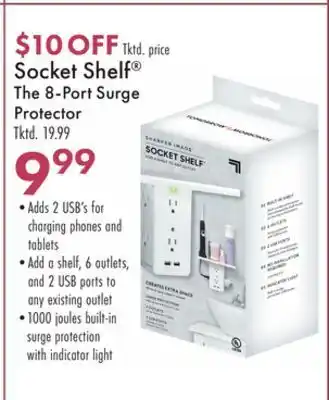 Boscov's Shelf® the 8-port surge protector offer