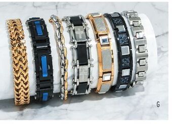 Boscov's Stainless-steel bracelets offer