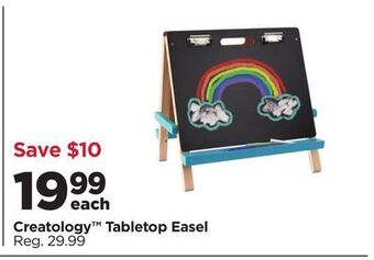 Michaels Creatology tabletop easel offer