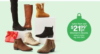 JC Penney Women's boots offer