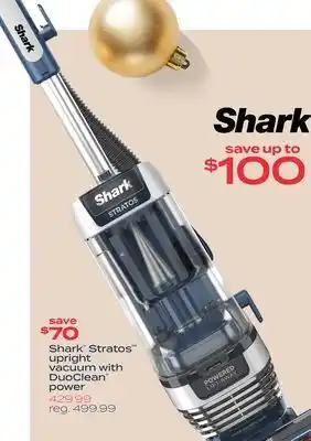 Shark® stratos™ upright vacuum with duoclean® power