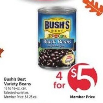 Safeway Bush's Best Variety Beans offer