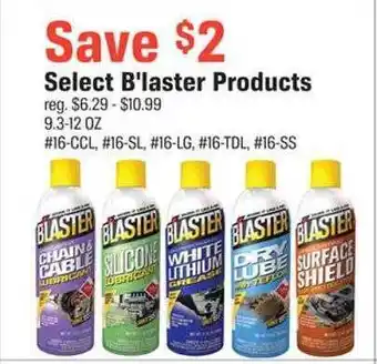 AutoZone Select b'laster products offer