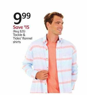 Bealls Tackle & tides flannel shirts offer