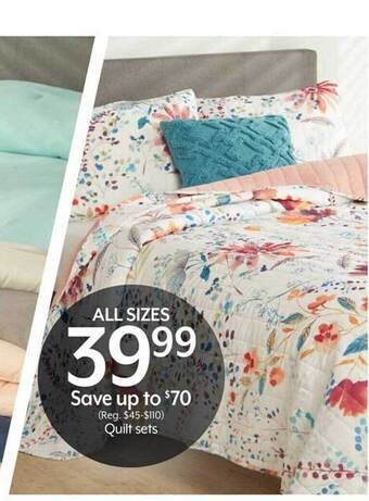 Bealls Quilt sets offer