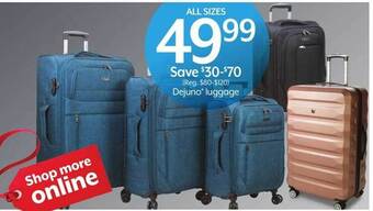 Bealls Dejuno luggage offer