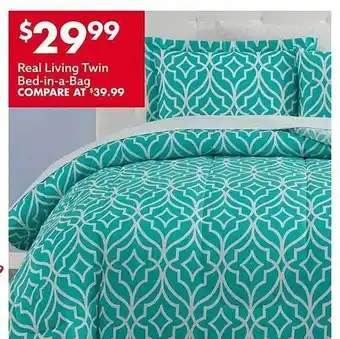 Big Lots Real living twin bed-in-a-bag offer