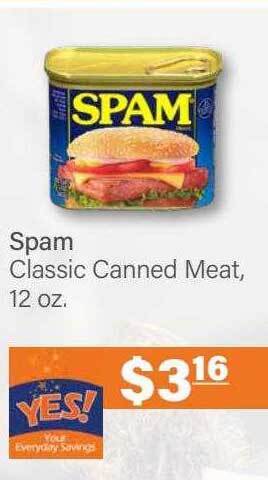 Commissary Spam classic canned meat offer