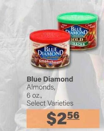 Commissary Blue diamond almonds offer