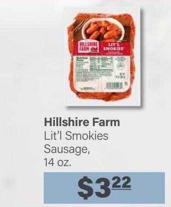 Commissary Hillshire farm lit'l smokies sausage offer