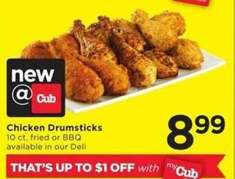 Cub Foods Chicken drumsticks offer