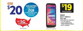 Dollar General Blu view 2 offer