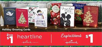 Dollar Tree Holiday greeting cards offer