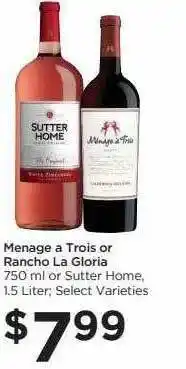 Food 4 Less Menage a trois or rancho la gloria offer