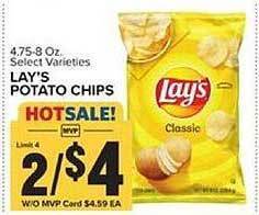 Food Lion Lay's potato chips offer
