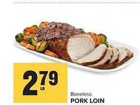 Food Lion Boneless pork loin offer