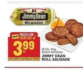 Food Lion Jimmy dean roll sausage offer